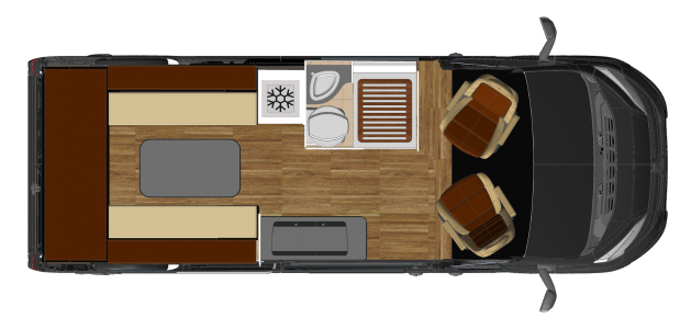 Mega Classic 600 Lounge Grundriss